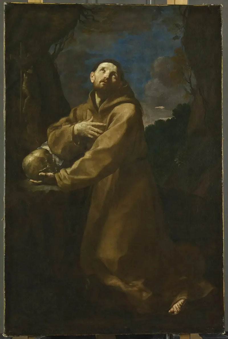 Sint Franciscus in meditatie - Guido Reni