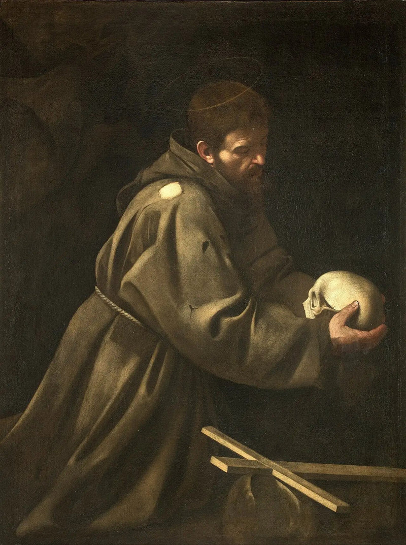 Sint Franciscus in meditatie - Caravaggio