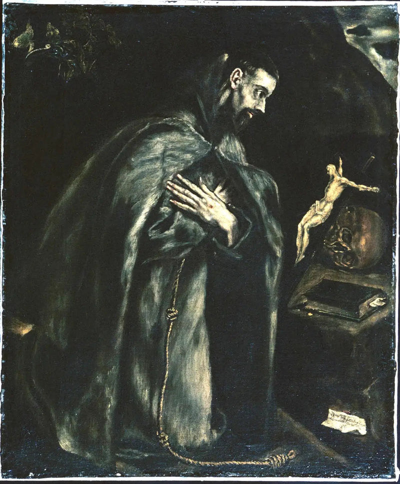 Sint Franciscus in gebed - El Greco
