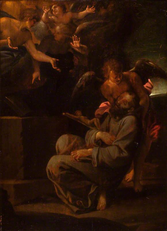 Vermoeide Sint Franciscus - Annibale Carracci