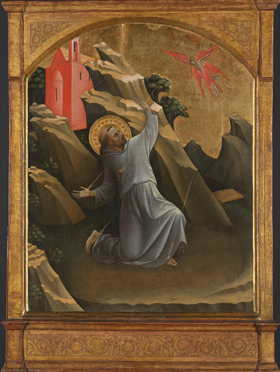 Sint Franciscus ontvangt de stigmata - Lorenzo Monaco