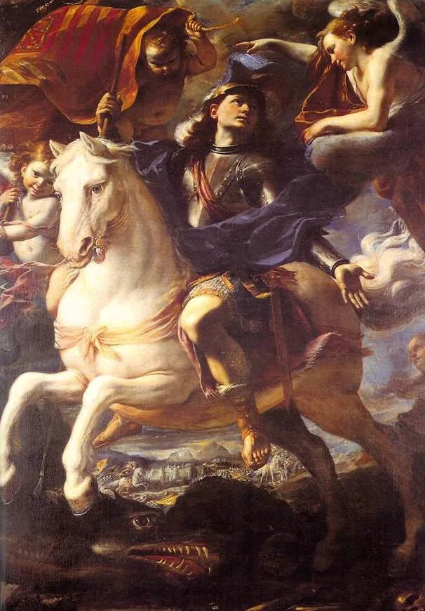 Sint-Joris te paard - Mattia Preti