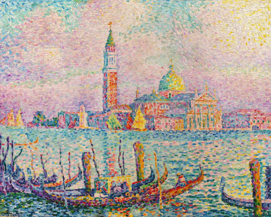 Sint-Joris. Zonsondergang (Venetië) - Paul Signac