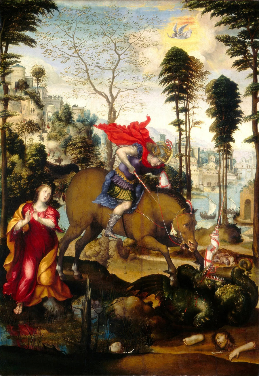 Sint-Joris en de draak - Il Sodoma (Giovanni Antonio Bazzi)
