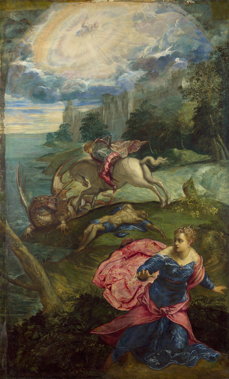 Sint-Joris en de draak - Jacopo Tintoretto