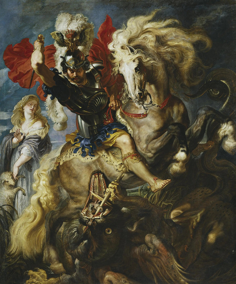 Sint-Joris en de draak - Peter Paul Rubens