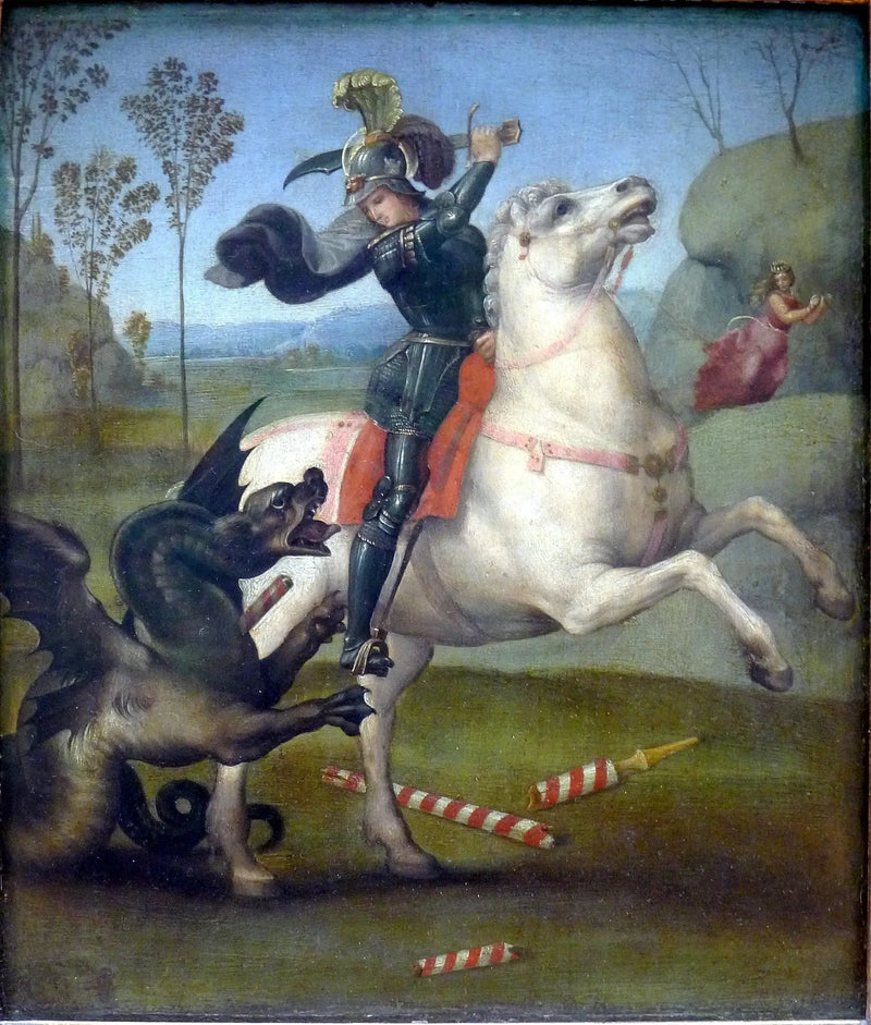 Sint Joris en de Draak - Raphael Sanzio