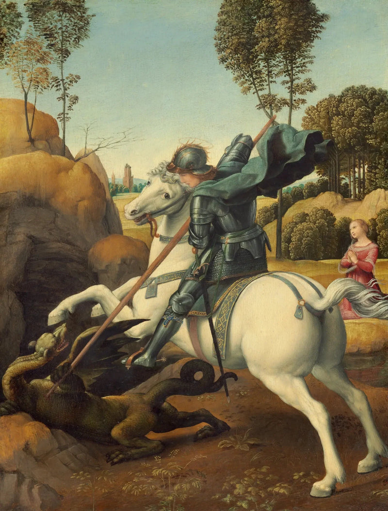 Sint Joris en de Draak - Raphael Sanzio