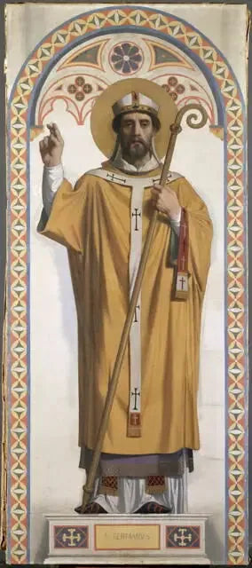 Sint Germain, bisschop van Parijs - Jean-Auguste-Dominique Ingres