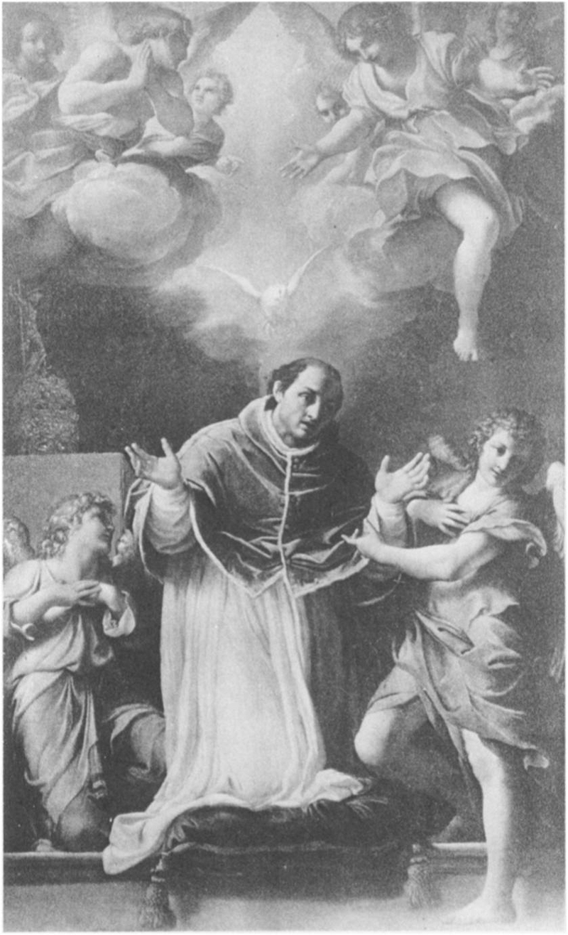 Sint Gregorius in gebed - Annibale Carracci