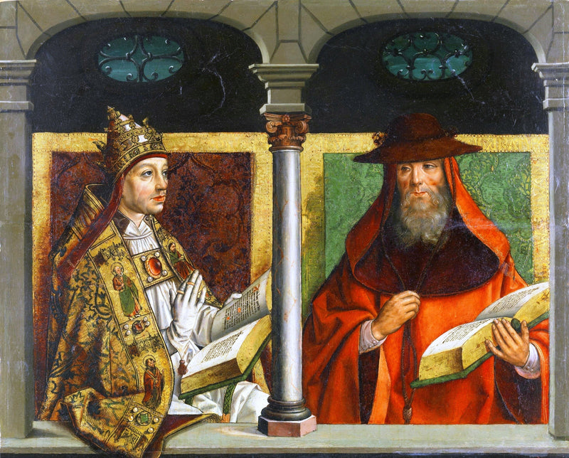 Sint Gregorius de Grote en Sint Hiëronymus - Pedro Berruguete