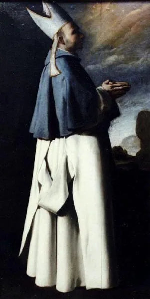 Sint Hugues, bisschop van Grenoble - Francisco de Zurbarán