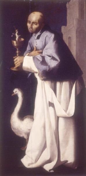 Sint Hugues, bisschop van Lincoln - Francisco de Zurbarán