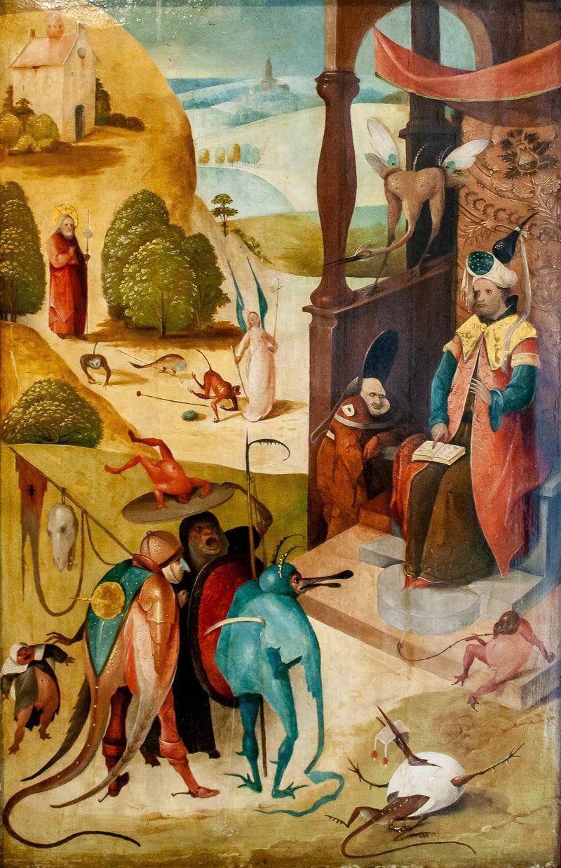 Sint Jacob de Meerdere en de tovenaar Hermogènes - Hieronymus Bosch