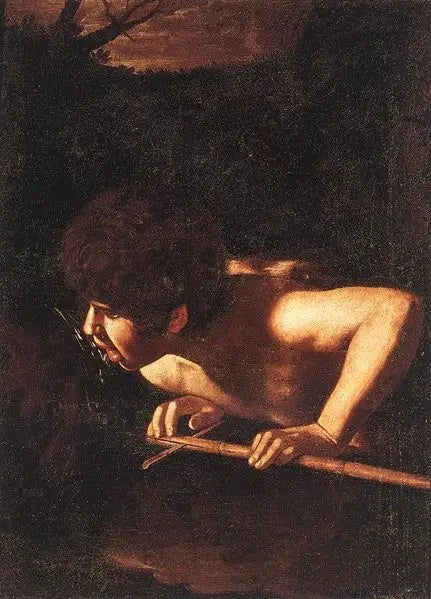 Sint Jan de Doper bij de fontein - Caravaggio