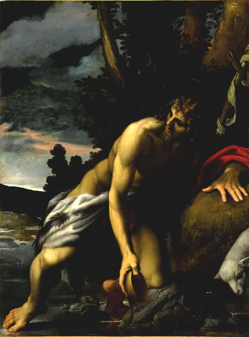 Sint-Jan de Doper bij de bron - Ludovico Carracci