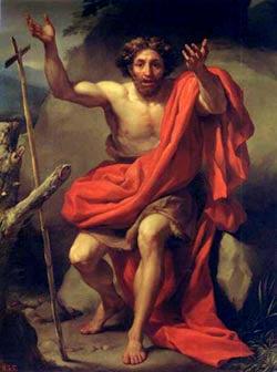 Sint-Jan de Doper in de woestijn - Anton Raphael Mengs