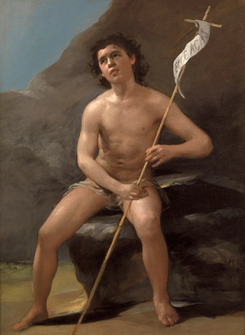 Sint Johannes de Doper in de woestijn - Francisco de Goya