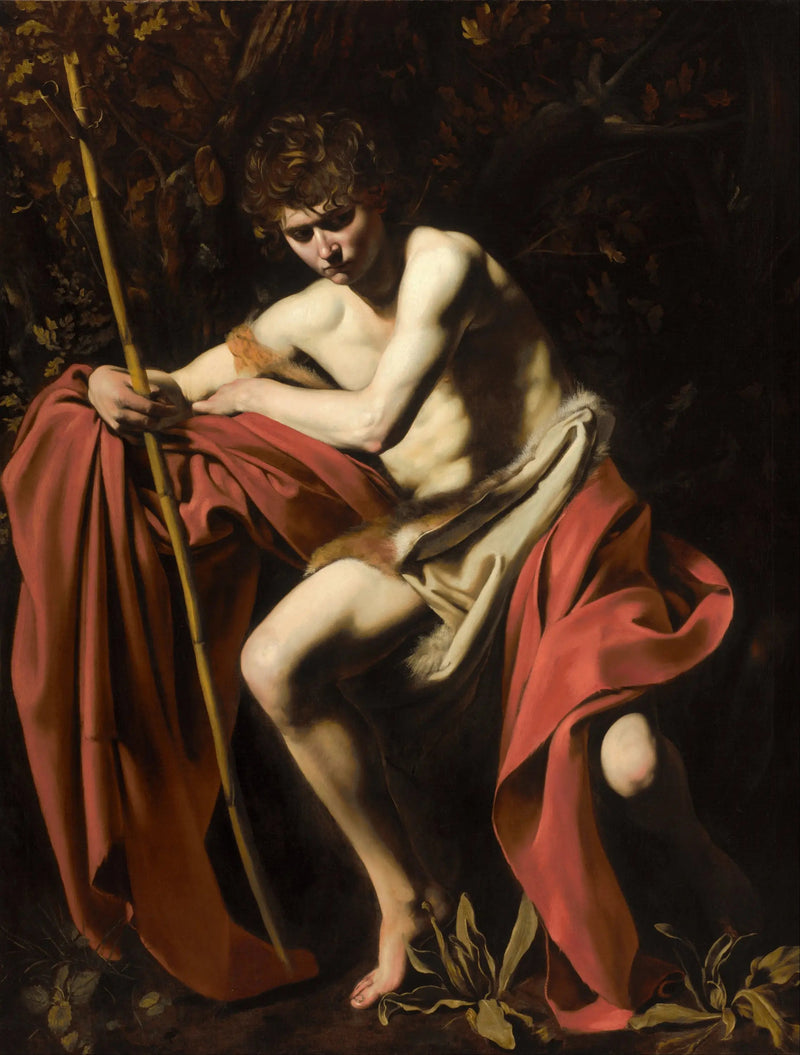 Sint Jan de Doper in de woestijn - Caravaggio