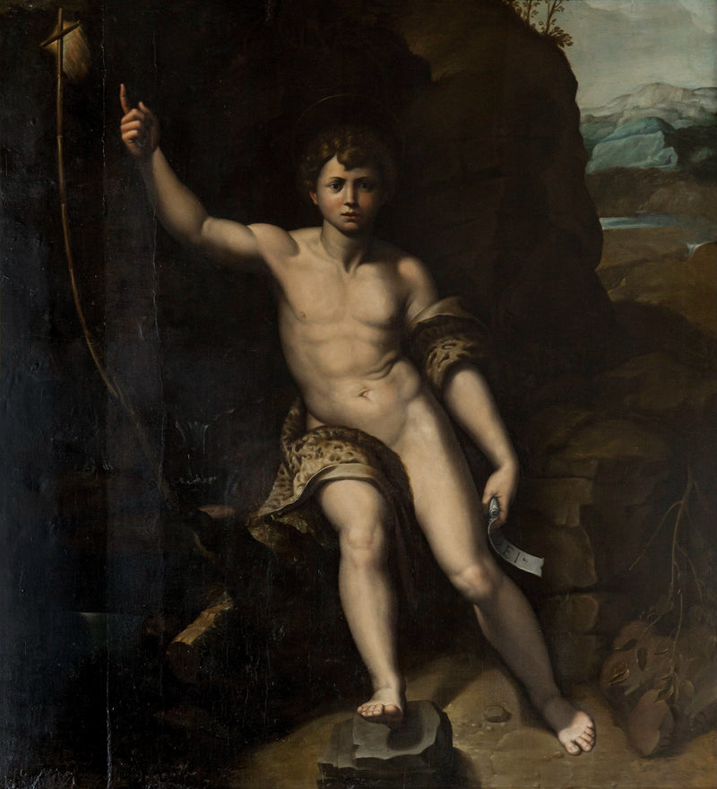 Saint Jean-Baptiste dans le désert - Giulio Romano