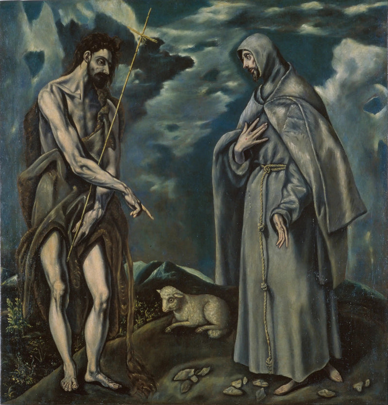 Sint-Jan de Doper en Sint-Franciscus van Assisi - El Greco