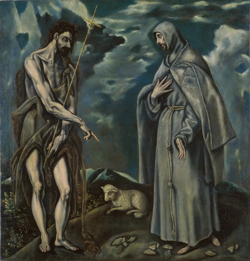 Sint-Jan de Doper en Sint-Franciscus van Assisi - El Greco