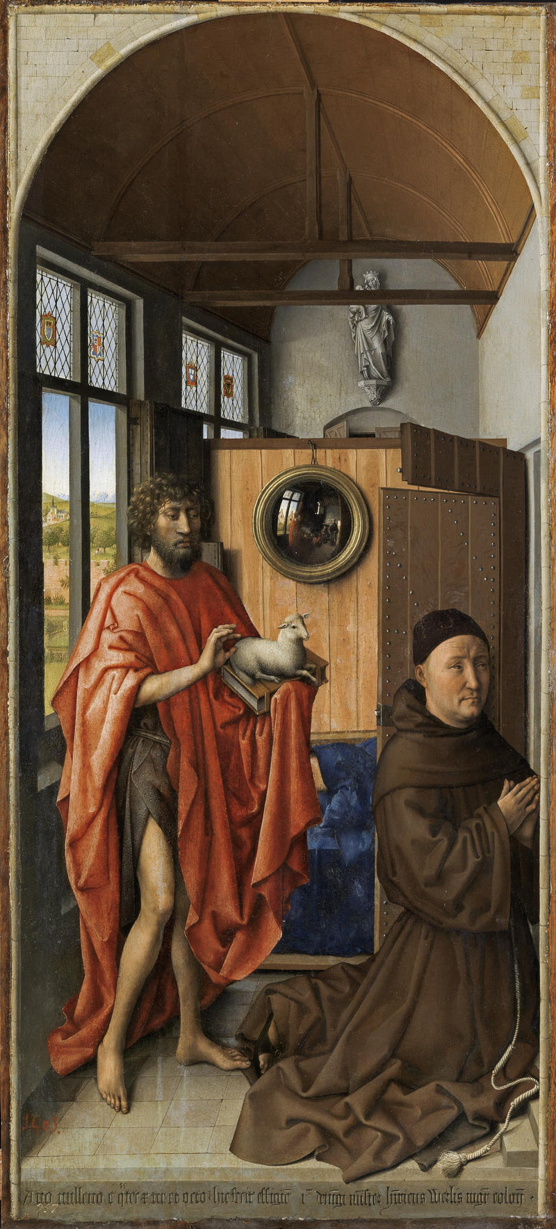 Sint-Jan de Doper en de franciscaanse meester Henri van Werl - Robert Campin