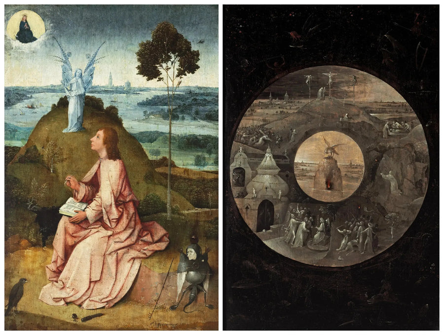 Sint Johannes de Evangelist op Patmos - Hieronymus Bosch
