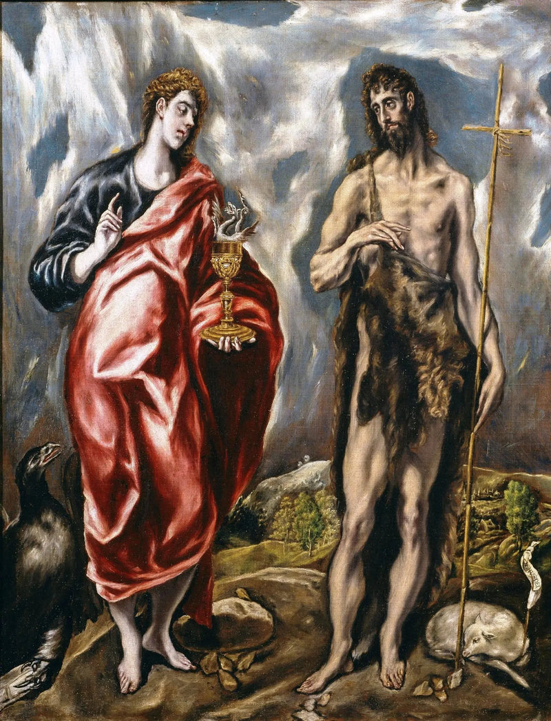 Sint Johannes de Evangelist en Sint Johannes de Doper - El Greco
