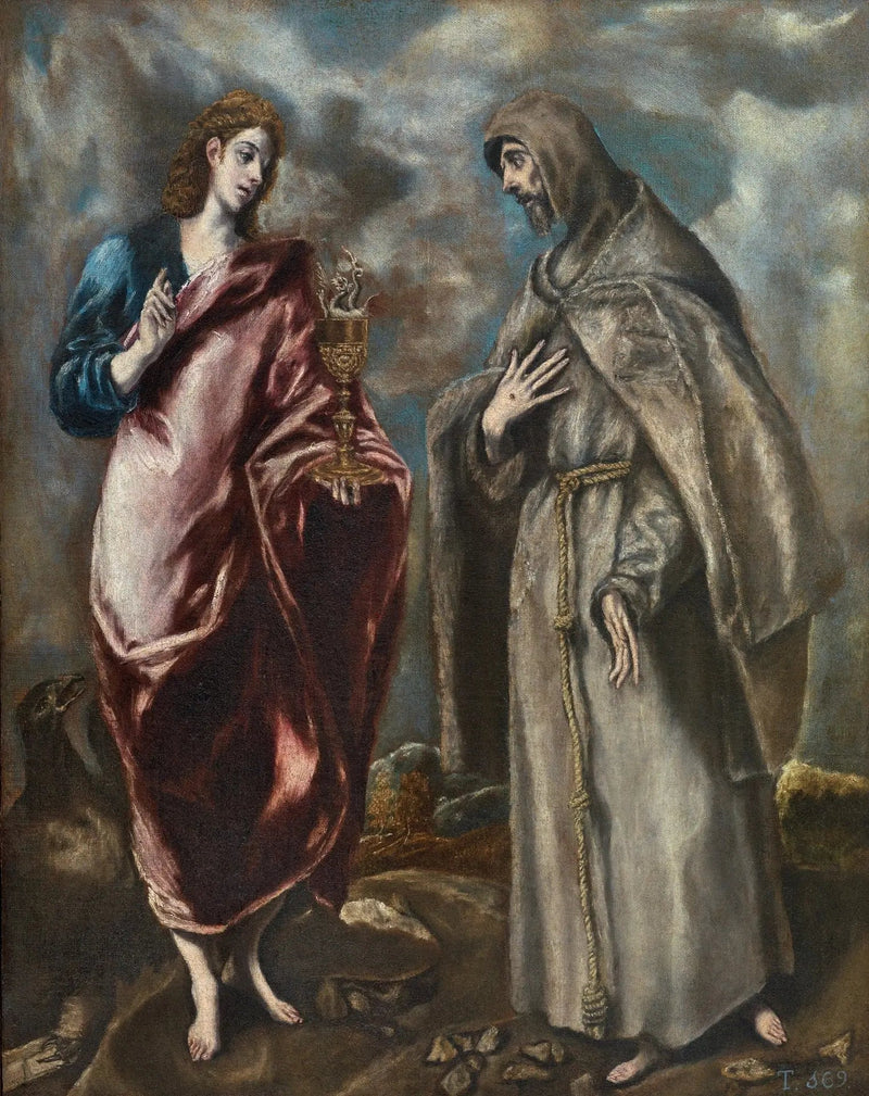 Sint Johannes de Evangelist en Sint Franciscus van Assisi - El Greco