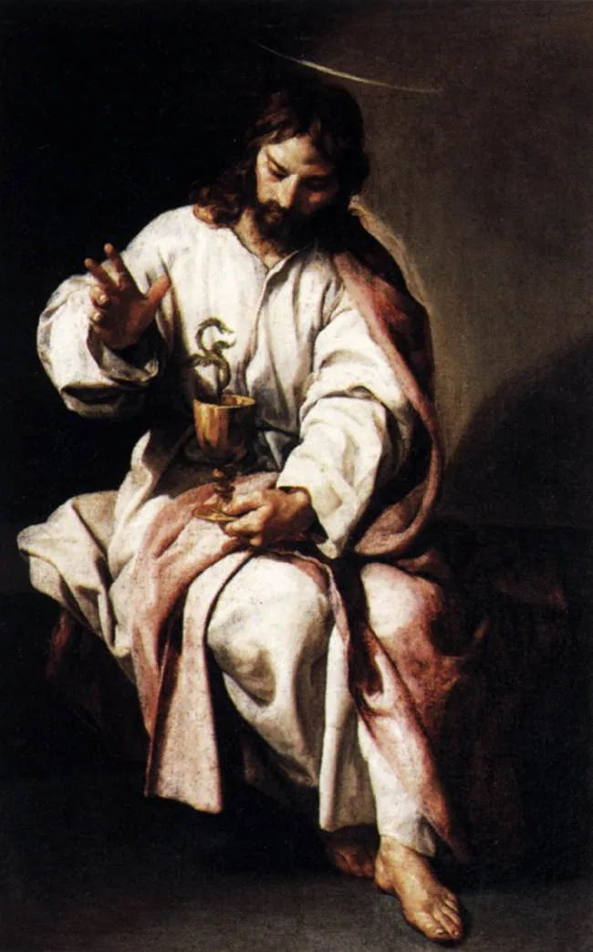 Sint Johannes de Evangelist en de vergiftigde beker - Alonso Cano