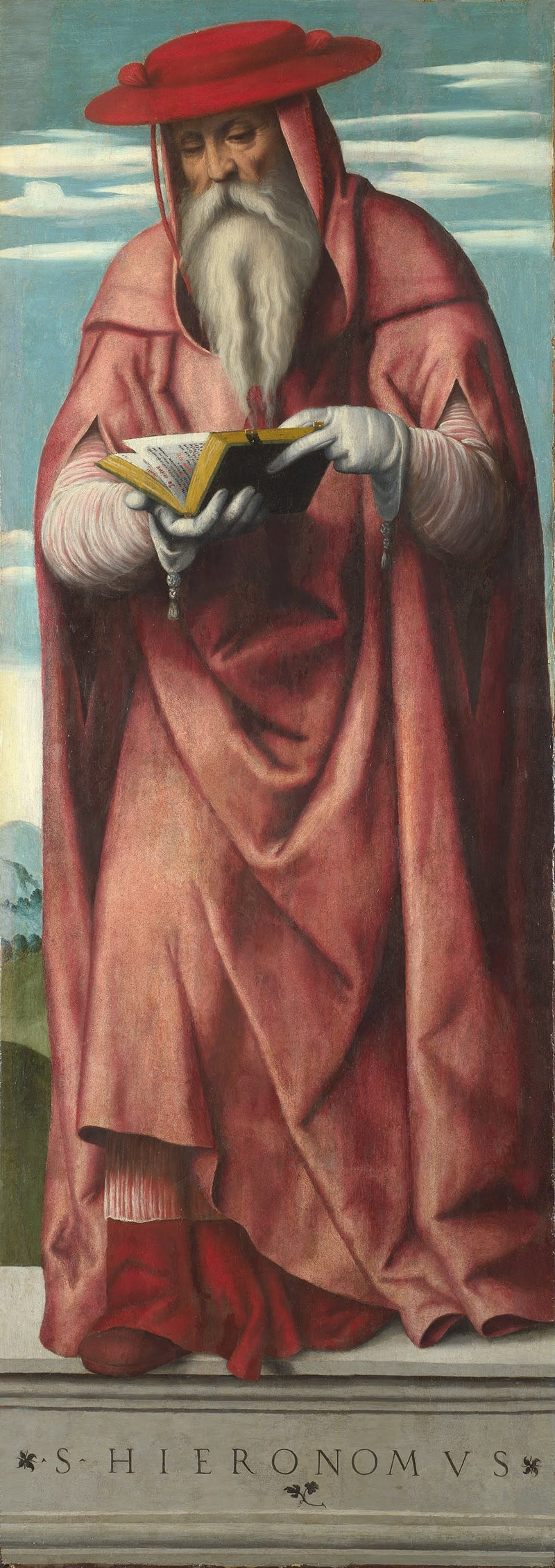 Sint-Jozef met het kind - Alessandro Bonvicino