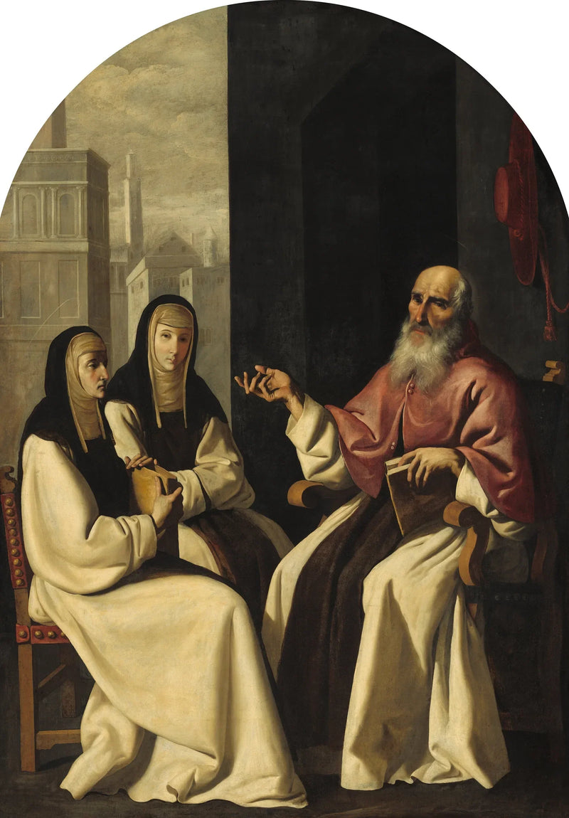 Sint-Jozef met heilige Paule en heilige Eustochium - Francisco de Zurbarán