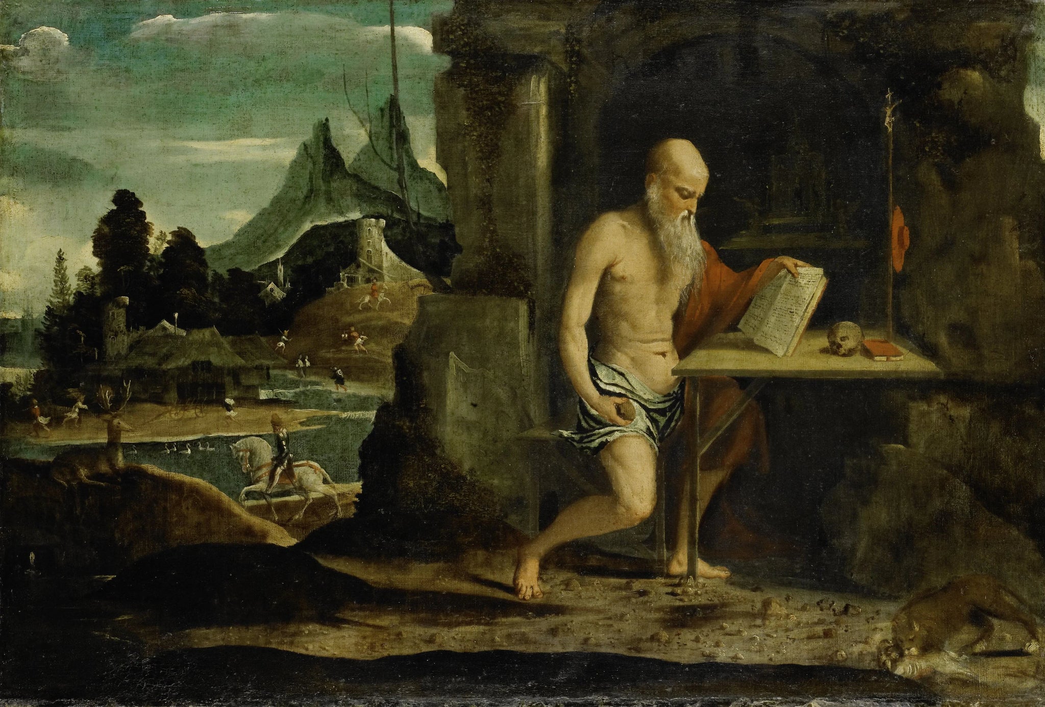 Saint Jérôme - Bernardino da Asola