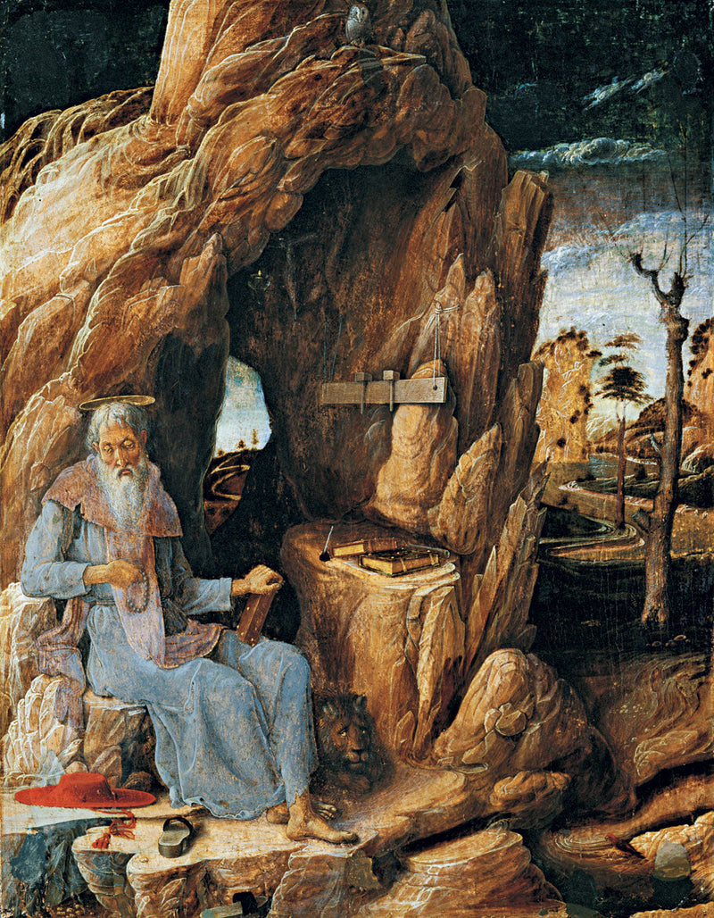 Sint-Jozef in de woestijn - Andrea Mantegna