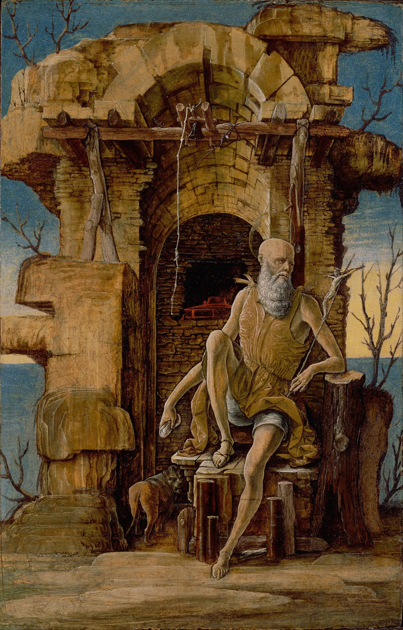 Sint-Jozef in de woestijn - Ercole de’ Roberti
