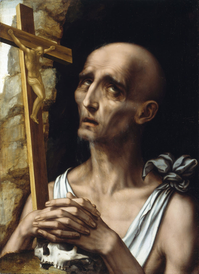 Sint-Jozef in de woestijn - Luis de Morales