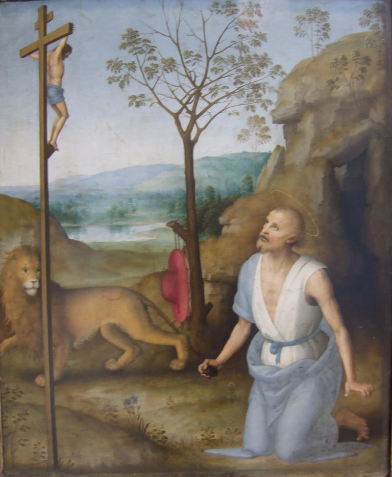 Sint-Jozef in de woestijn - Pietro Perugino