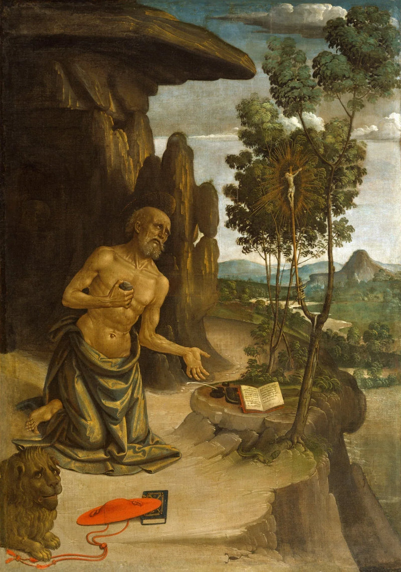 Sint-Jozef in de woestijn - Pinturicchio