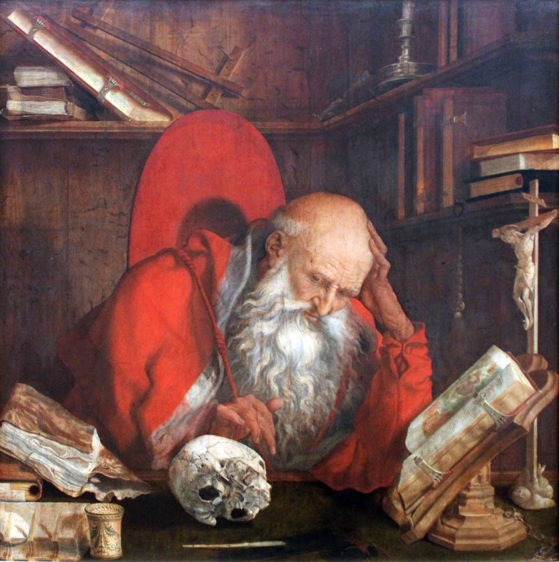 Sint-Jozef in zijn cel - Marinus van Reymerswale