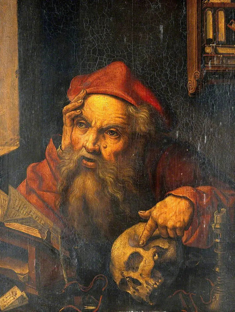 Sint-Jozef in zijn kantoor - Albrecht Dürer