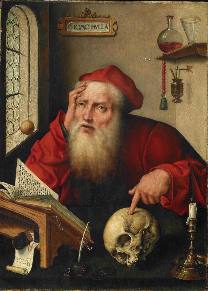Sint-Jozef in zijn werkkamer - Joos van Cleve