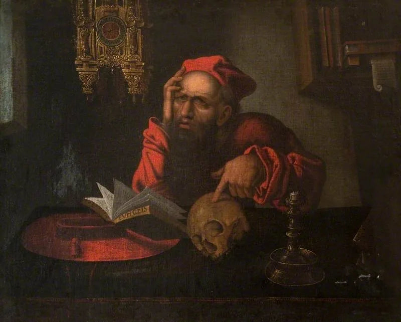 Sint-Jozef in zijn werkkamer - Joos van Cleve