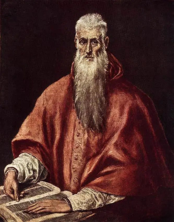 Sint Hiëronymus en kardinaal - El Greco