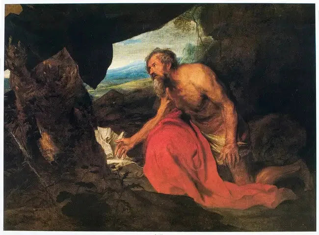Sint Jerome en kluizenaar in een landschap, lezend - Antoine van Dyck

Source:
Saint Jérôme en ermite dans un paysage, lisant - Antoine van Dyck