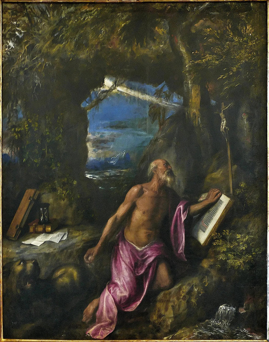 Sint-Jozef in boetedoening - Titiaan