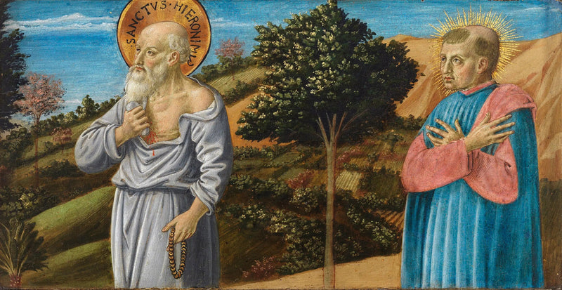 Sint-Jozef en de zalige Bartolo Buompedoni van San Giminiano - Benozzo Gozzoli