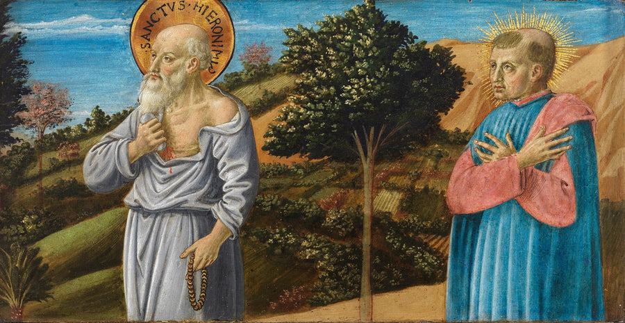 Sint-Jozef en de zalige Bartolo Buompedoni van San Giminiano - Benozzo Gozzoli