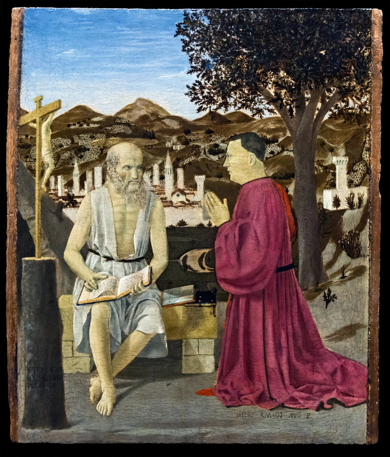Sint-Jozef en de schenker Girolamo Amadi - Piero della Francesca