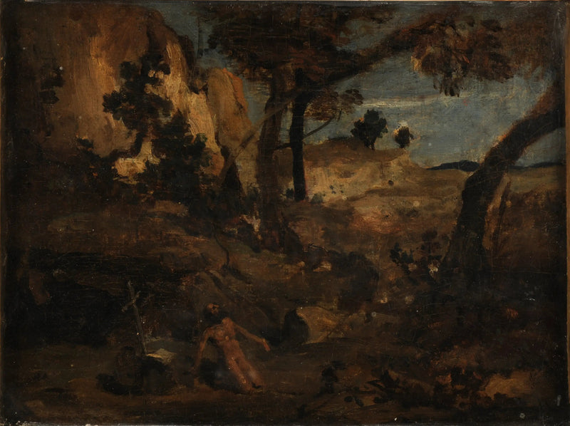 Sint-Jozef met het kind Jezus - Jean-Baptiste Camille Corot